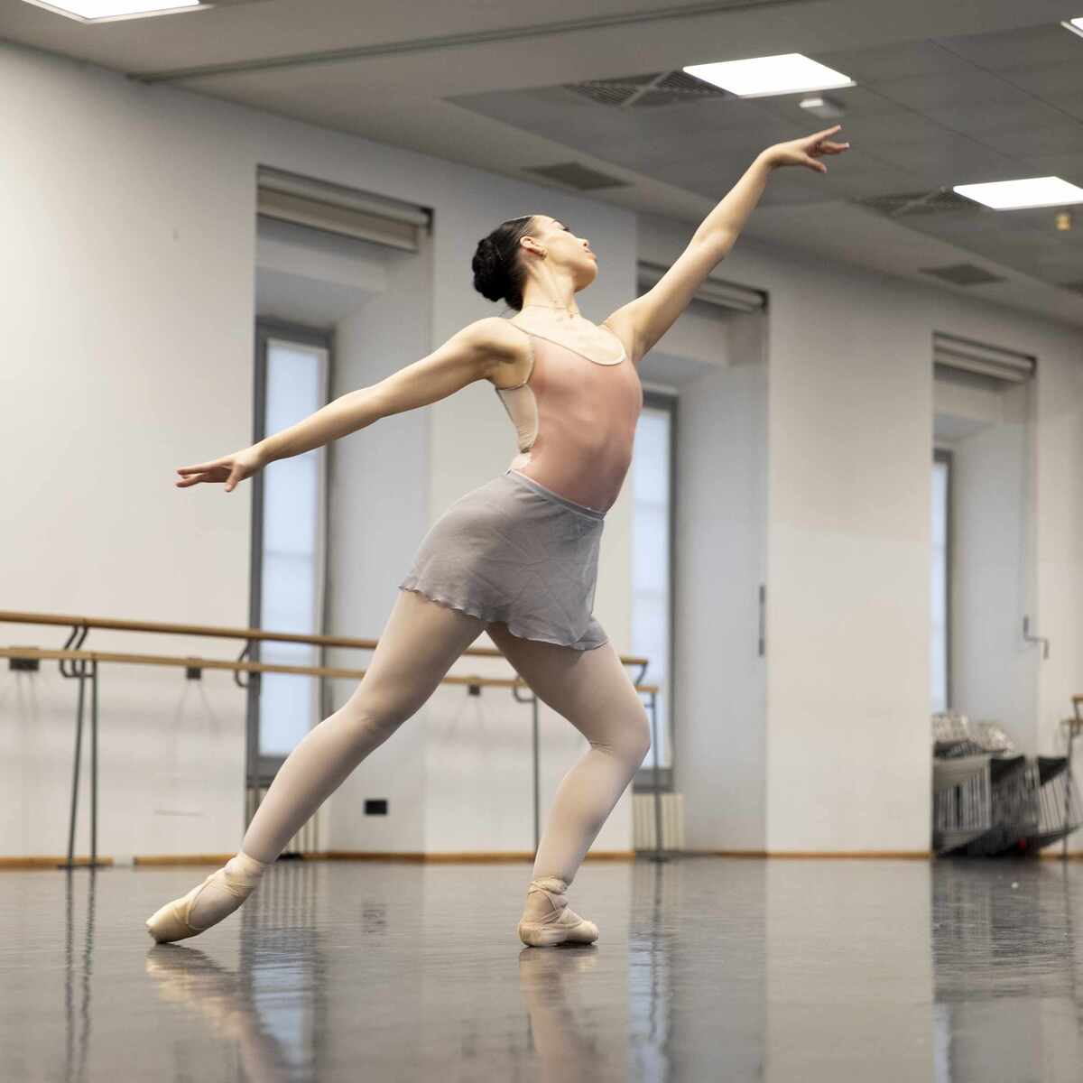 dancer in a contemporary choreography